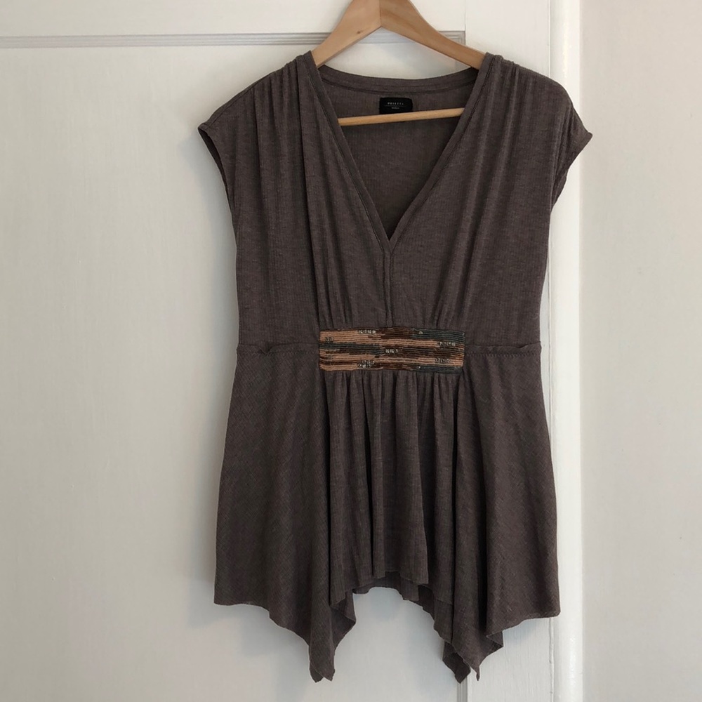 Beaded Deletta anthropologie top